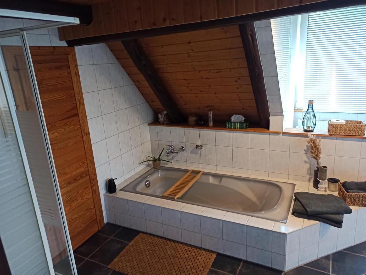 Ferienwohnung "Frieda" Breitenstein Esterno foto